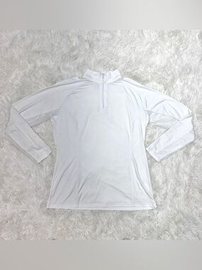 NWOT Women’s Large White Smartpak Long Sleeve Horseback Riding Sunshirt